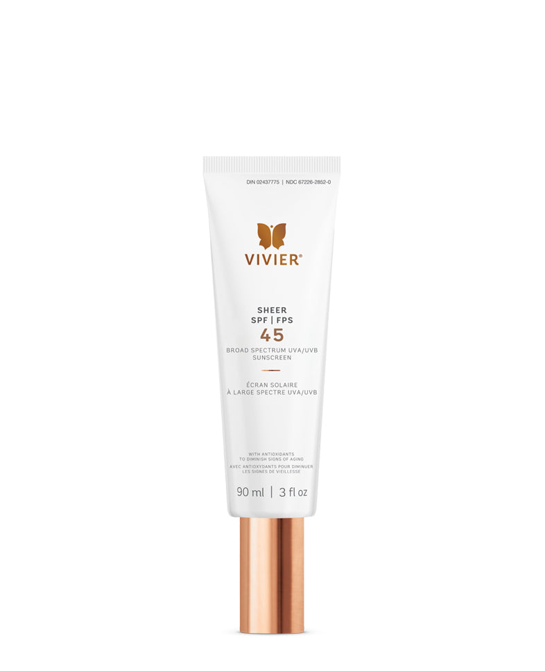 Écran solaire SHEER SPF 45 Vivier | Protection large spectre et légère